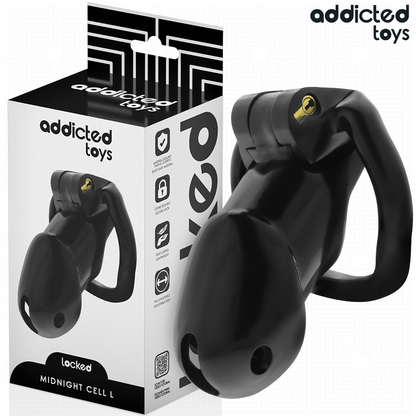 Addicted toys locked - mindnight cell gabbia per pene taglia l