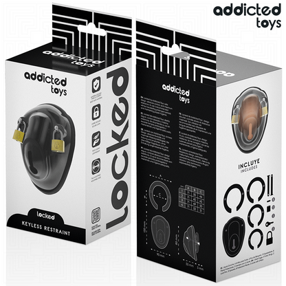 Addicted Toys Locked - cage à pénis sans clé 11,5 cm