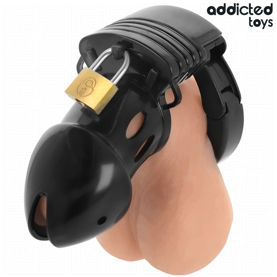 Addicted toys bloccato - gabbia per pene profonda di castità 7,5 cm