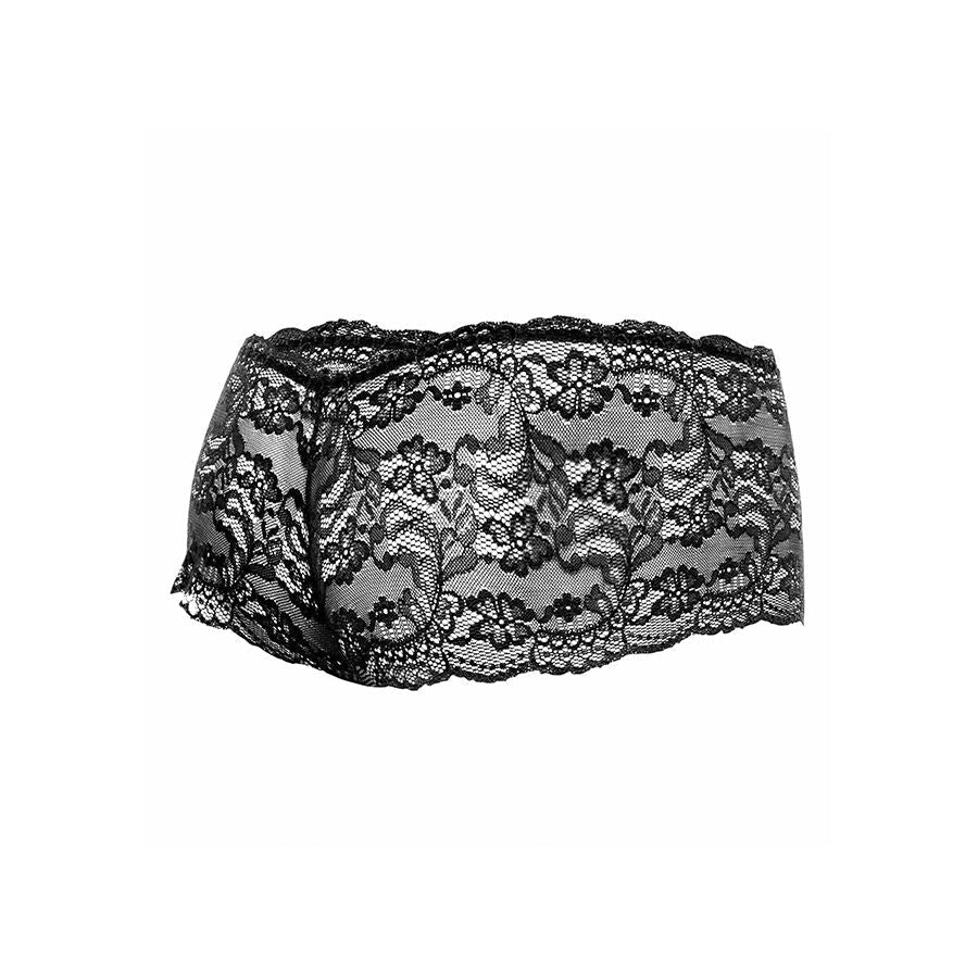 Mob - boxer in pizzo nero taglia s/m