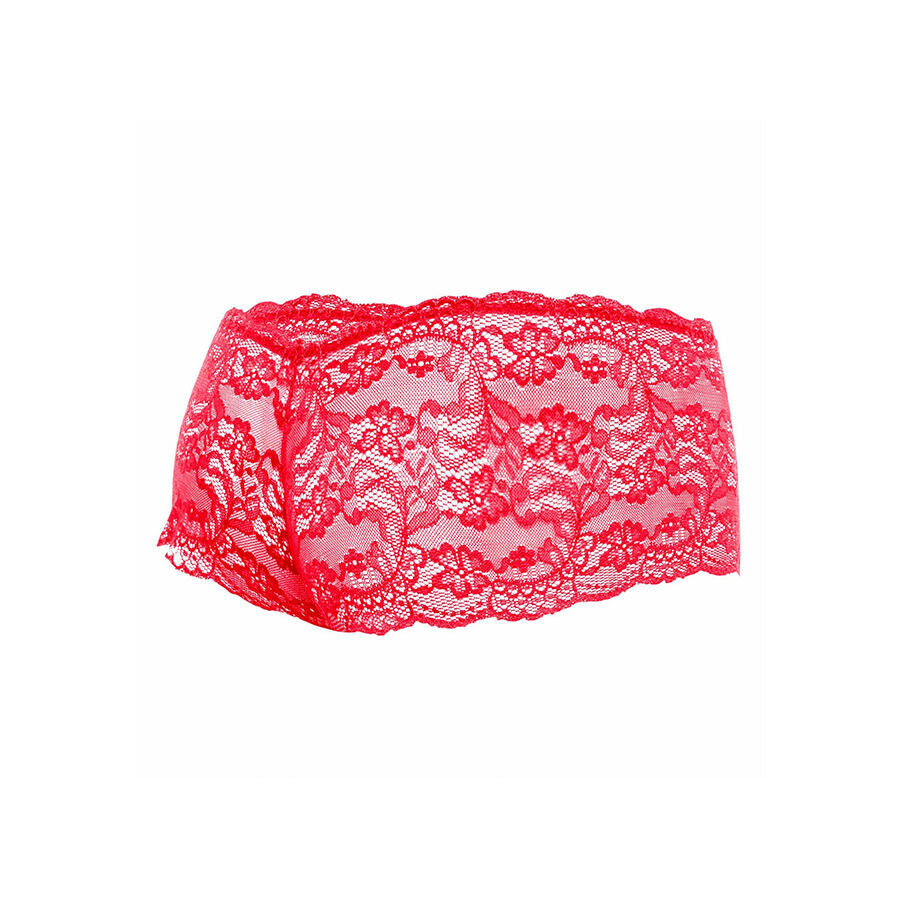 Mob - boxer in pizzo rosso taglia l/xl