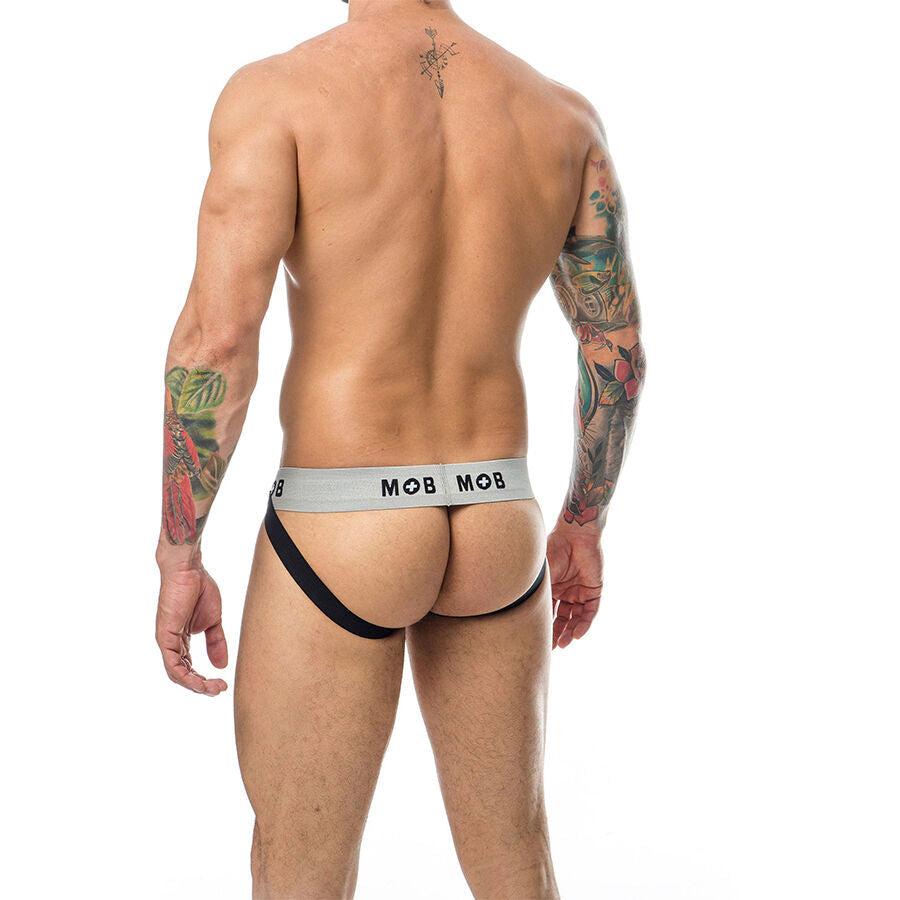 Mob - jock bianco a righe classiche taglia s