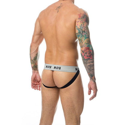 Mob - jock bianco a righe classiche taglia xxl