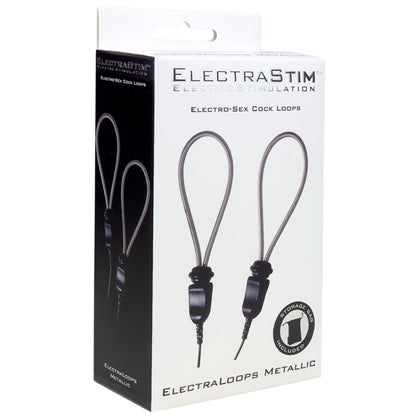 Electrastim - electraloops e-stim anelli per pene in metallo regolabili