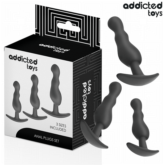 Addicted toys - set di 3 tappi anali modello 1