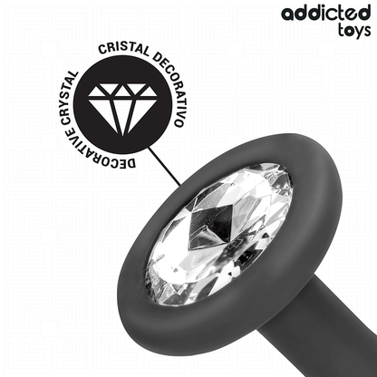 Addicted toys - set di 3 tappi anali con gioiello