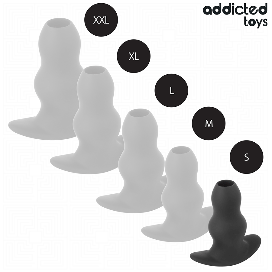 Addicted toys - tappo anale cavo taglia s 7,3 cm
