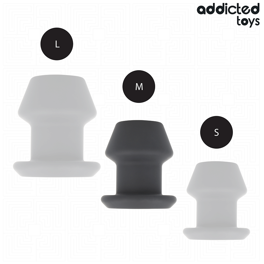 Addicted toys - extreme hollow anal plug taglia m 8,7 cm
