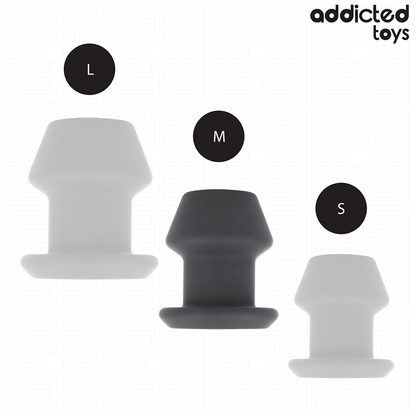 Addicted toys - extreme hollow anal plug taglia m 8,7 cm
