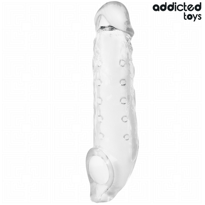 Addicted toys - estensione pene trasparente taglia s 23 cm