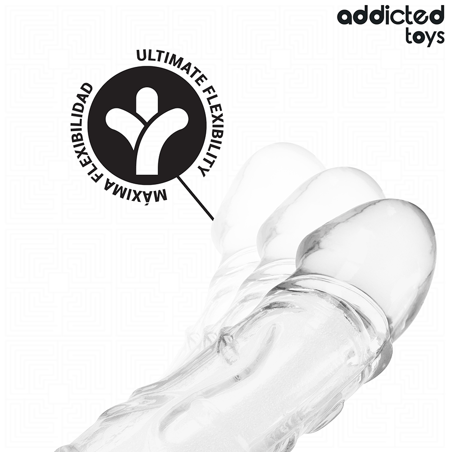 Addicted toys - estensione pene trasparente 27 cm