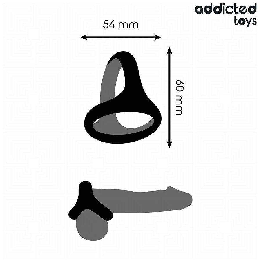 Addicted toys - anello per pene triplo spesso