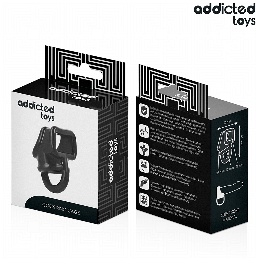 Addicted toys - anello per gabbia per pene