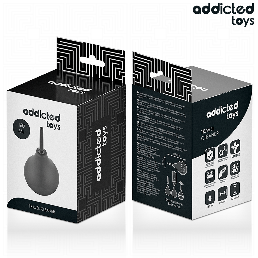 Addicted toys - detergente anale da viaggio taglia m 160 ml
