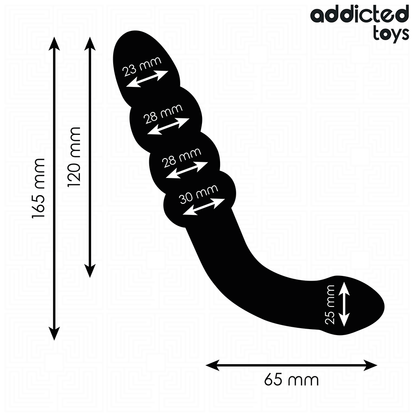 Addicted toys - massaggiatore doppio 16,5 cm