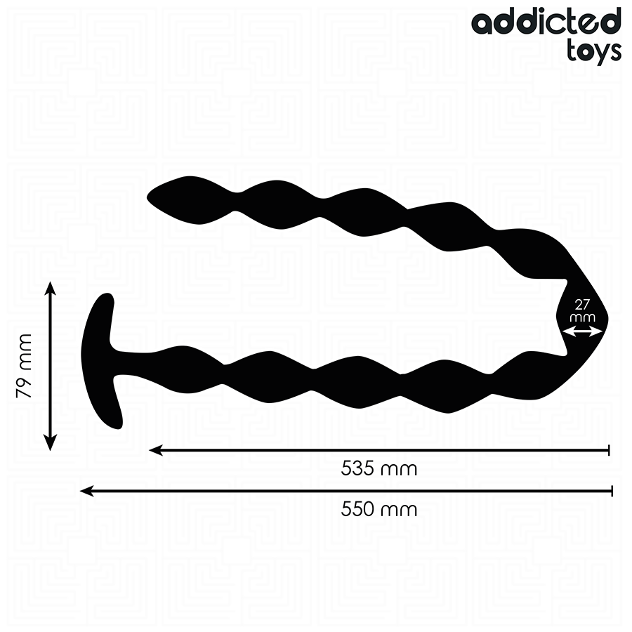 Addicted toys - tappo anale extra lungo