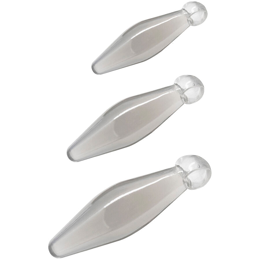 Toyjoy - gioco anale finger rimmer 3 pezzi trasparente