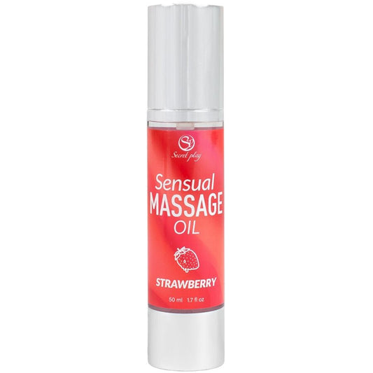 Secretplay - olio per massaggi alla fragola