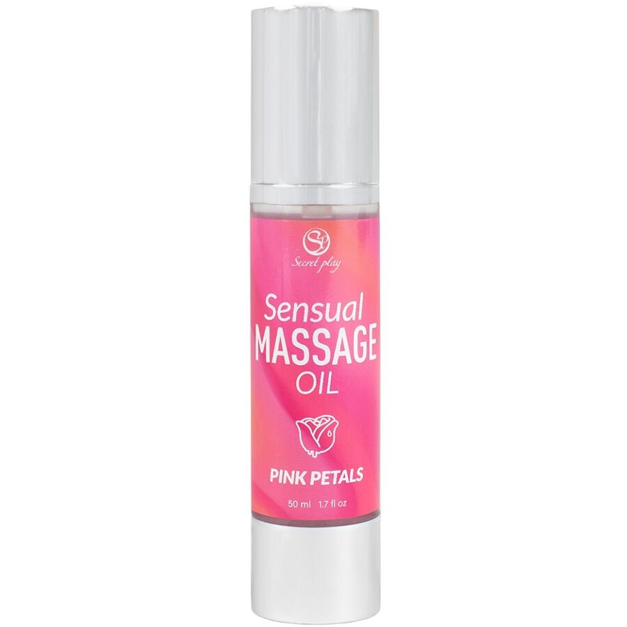Secretplay - olio per massaggi ai petali rosa
