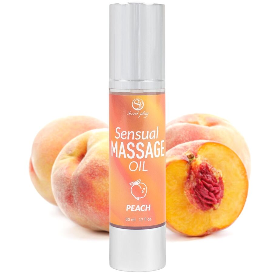 Secretplay - olio per massaggi alla pesca