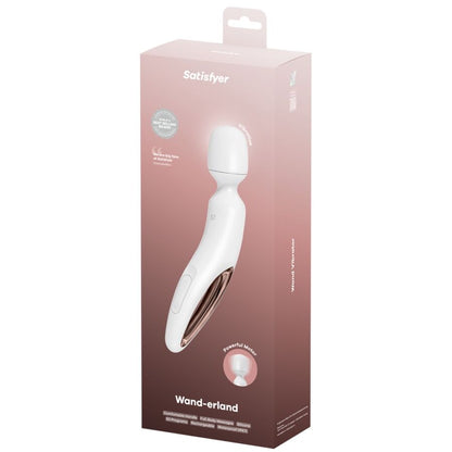SATISFYER - BAGUETTE VIBRANTE MASSEUSE ERLAND BLANC