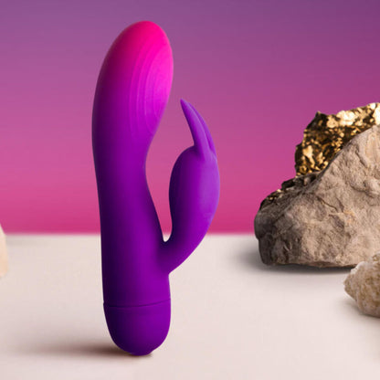 ROCKS-OFF - VIBRATORE CONIGLIO VIOLA GLO-GIRL
