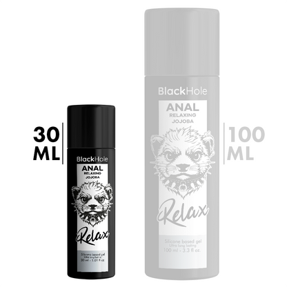 Black hole - rilassante anale jojoba relax base silicone 30 ml