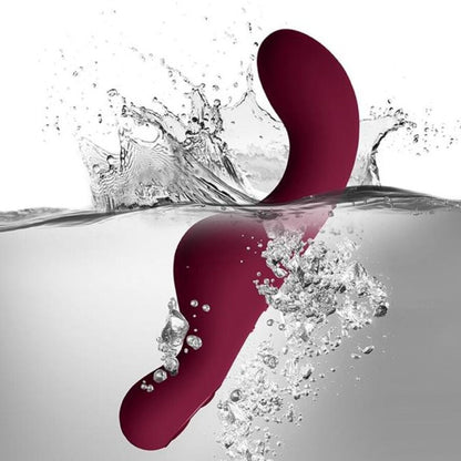 ROCKS-OFF - VIBRATORE PER PUNTO G ROSSO RUBY GLOW