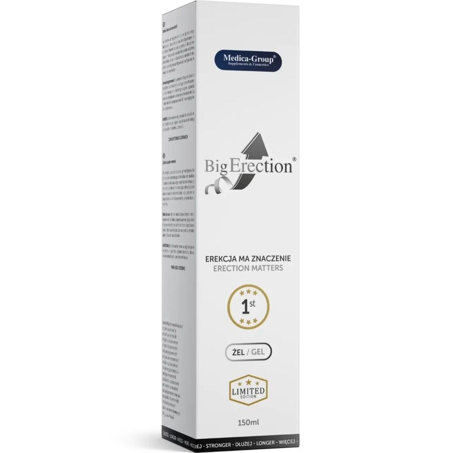 Medica group - gel intimo per erezioni grandi per uomini 150 ml