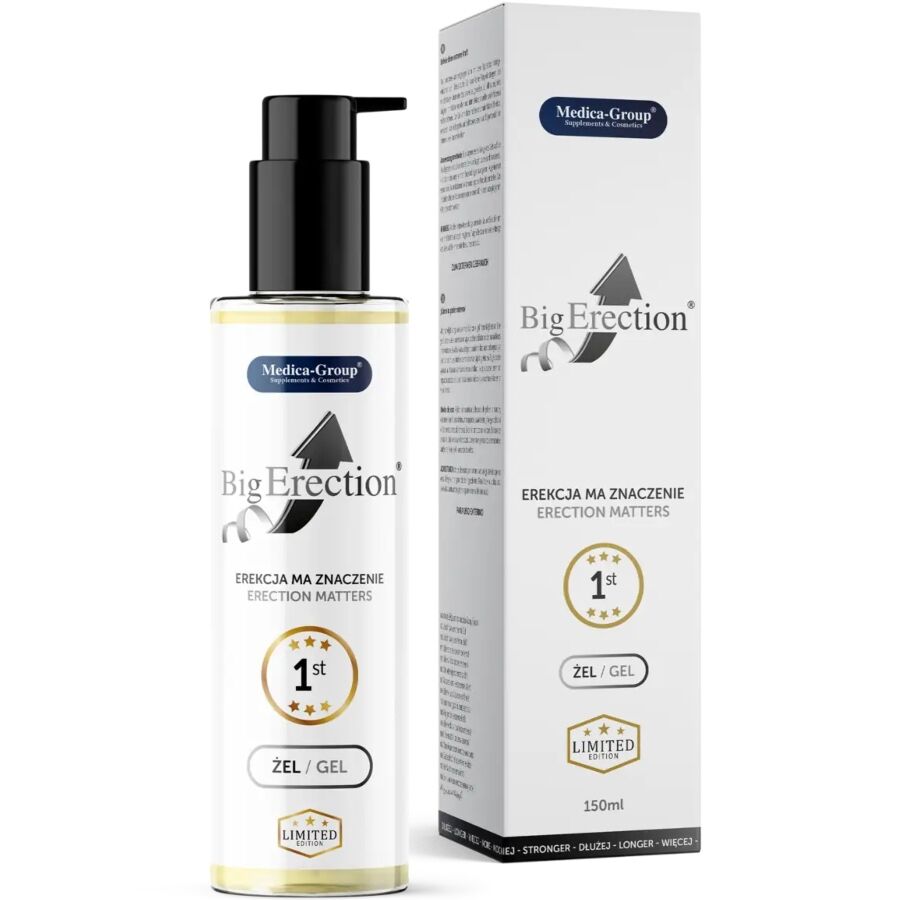 Medica group - gel intimo per erezioni grandi per uomini 150 ml