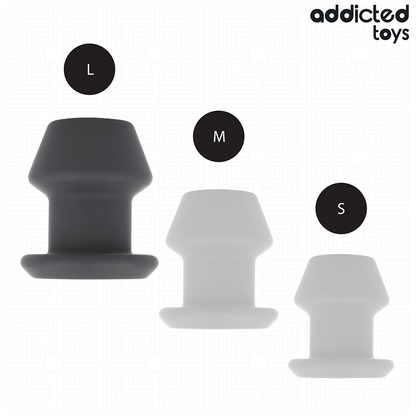 Addicted toys - extreme hollow anal plug taglia l 10,4 cm