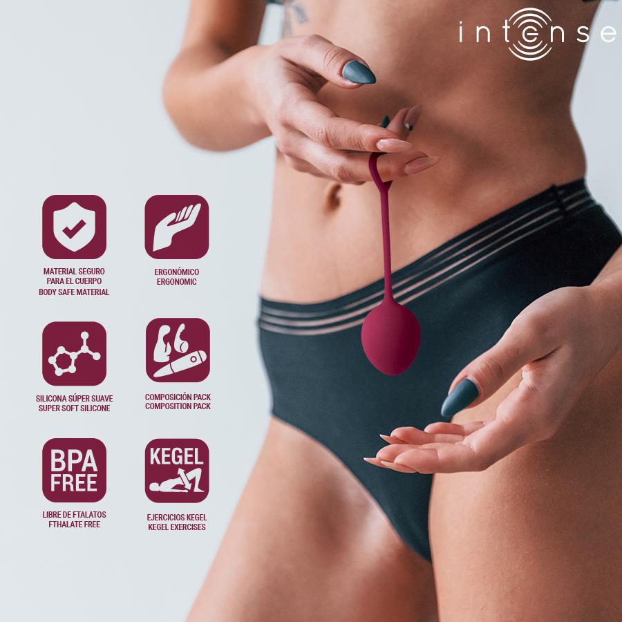 Intense - kit palline kegel charli bordeaux