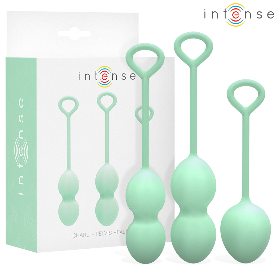 Intense - kit palline kegel charli verde chiaro
