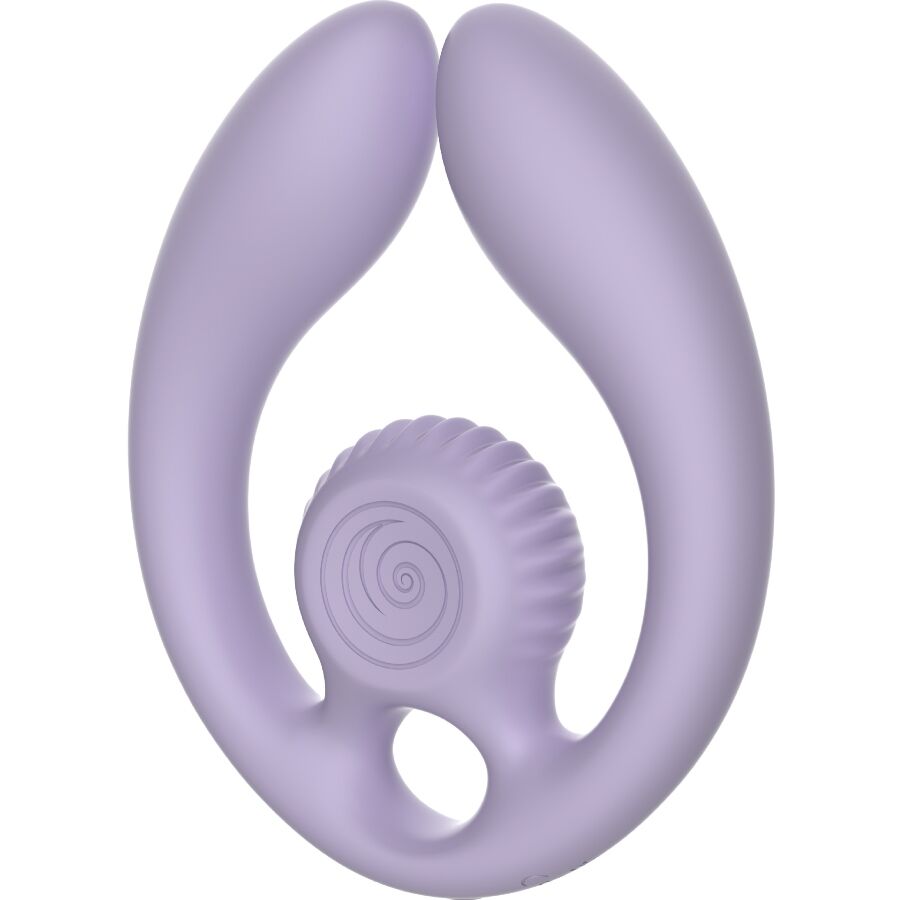 Snail vibe - gizi duo stimolatore di coppia con telecomando lilla