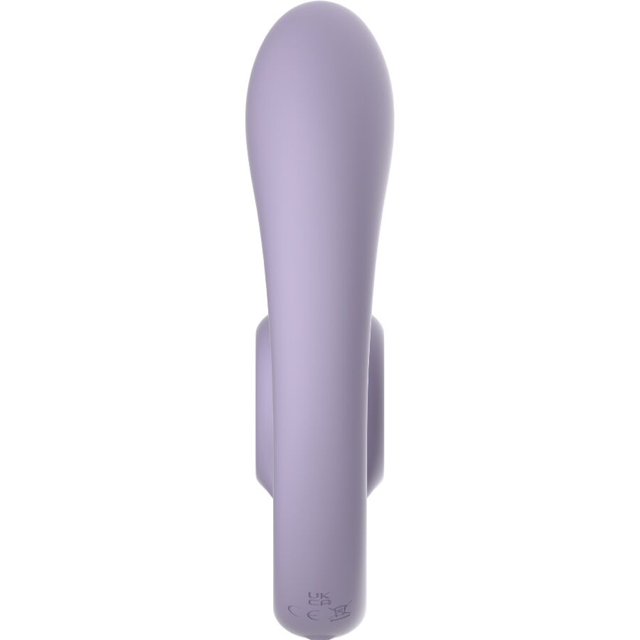 Snail vibe - gizi duo stimolatore di coppia con telecomando lilla