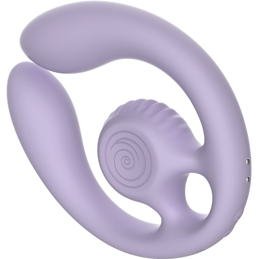 Snail vibe - gizi duo stimolatore di coppia con telecomando lilla