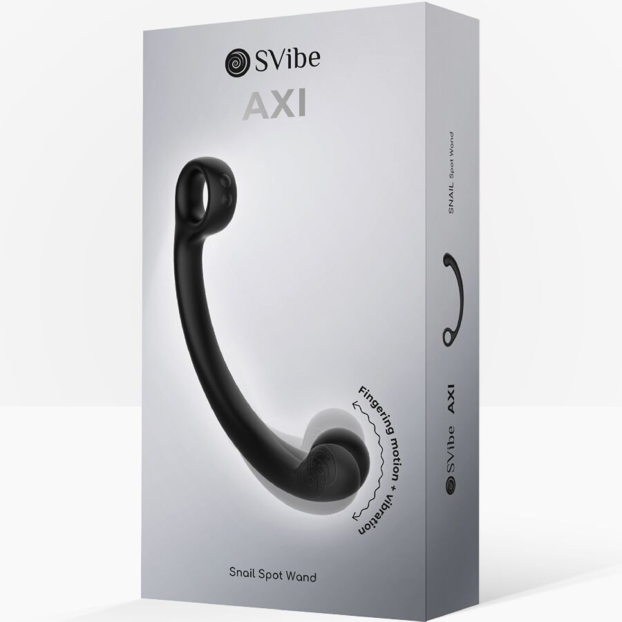 Snail vibe - bacchetta per massaggio vibrante axi nera