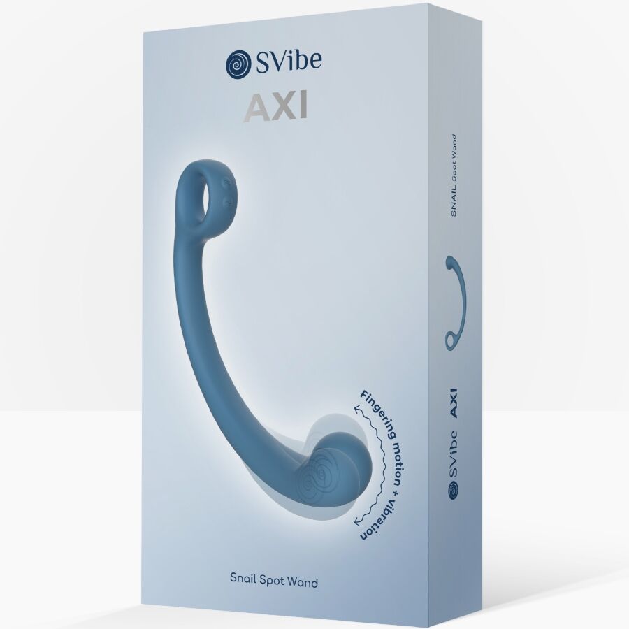 Snail vibe - bacchetta per massaggio vibrante axi blu