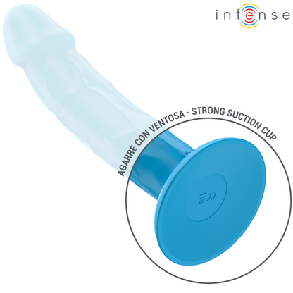 INTENSE - VIBREUR RÉALISTE PHOEBE 10 VIBRATIONS TÉLÉCOMMANDE BLEU
