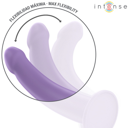 Intense - vibromasseur eddie 17,5 cm 10 vibrations violet télécommande