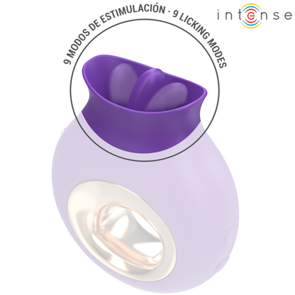 Intense - stimulateur clitoridien Tuli 9 vibrations et 9 oscillations violet