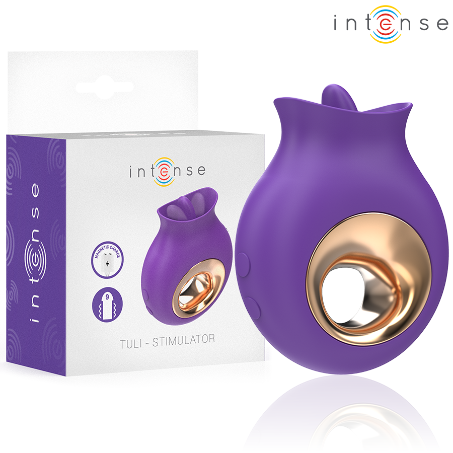 Intense - stimulateur clitoridien Tuli 9 vibrations et 9 oscillations violet