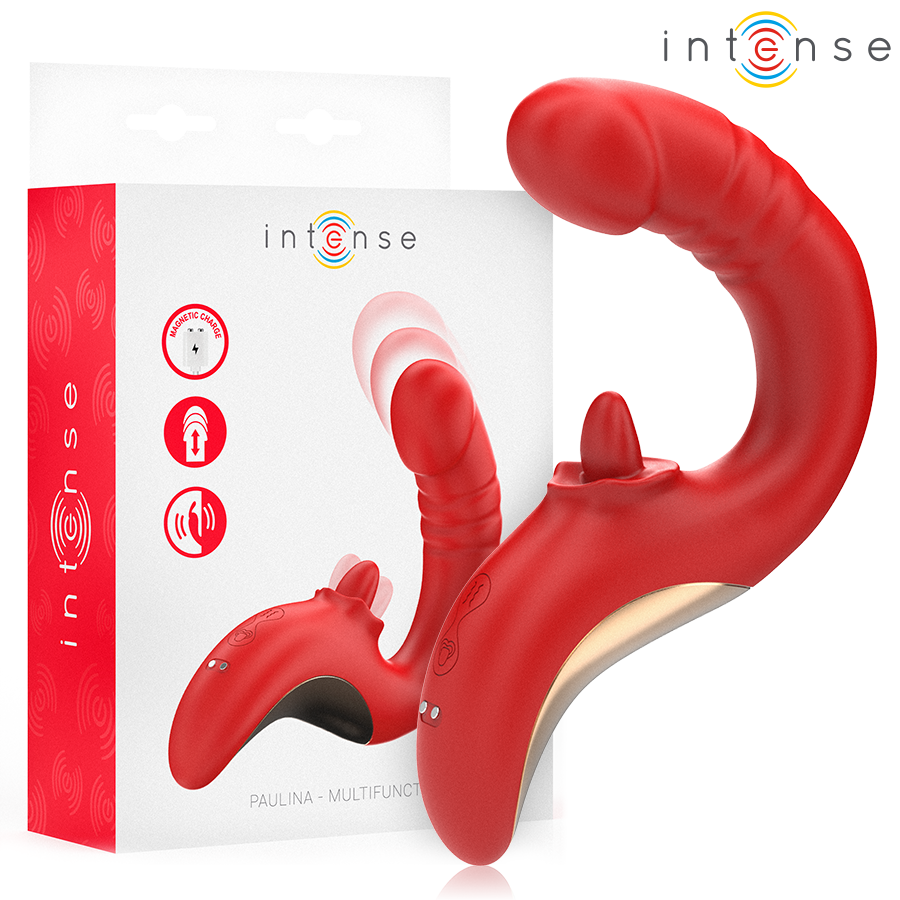 Vibromasseur Point G Intense Paulina Rouge