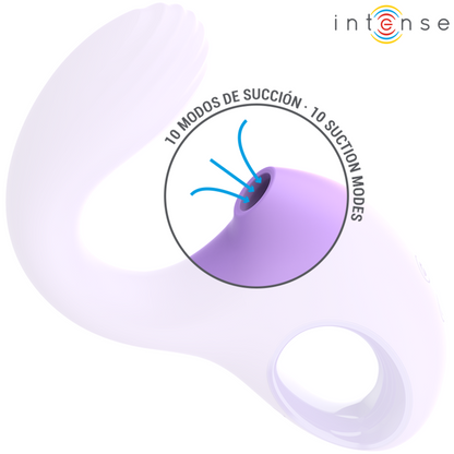 Intense - vibratore e stimolatore baxter viola