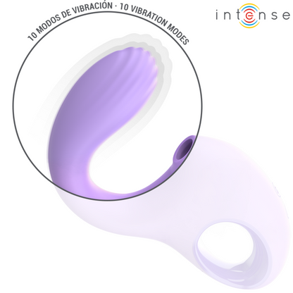 Intense - vibratore e stimolatore baxter viola