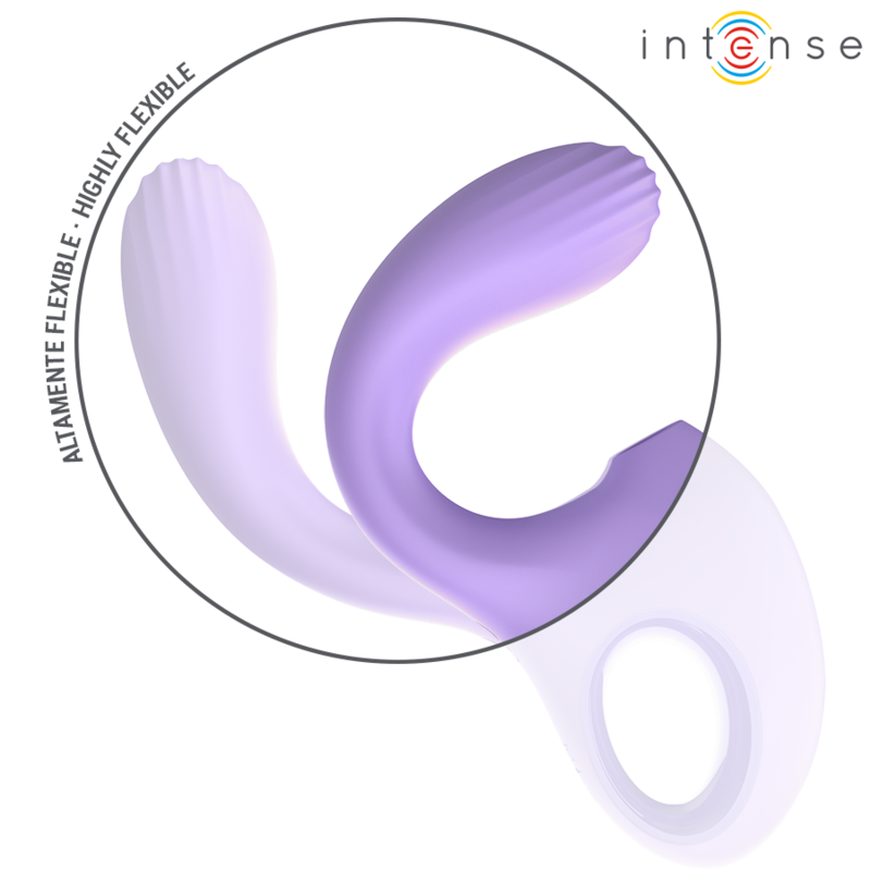 Intense - vibratore e stimolatore baxter viola