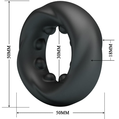 Crazy bull - anello in silicone daquez modello 4