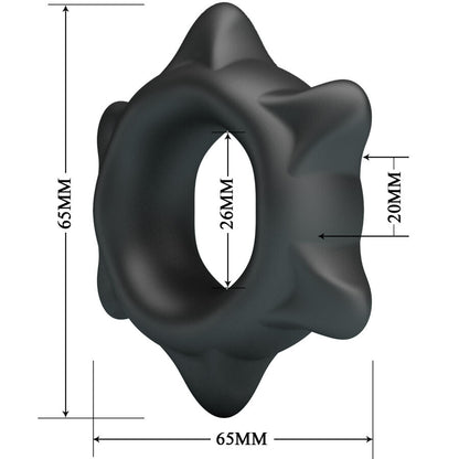 Crazy bull - anello in silicone ethaniel modello 11
