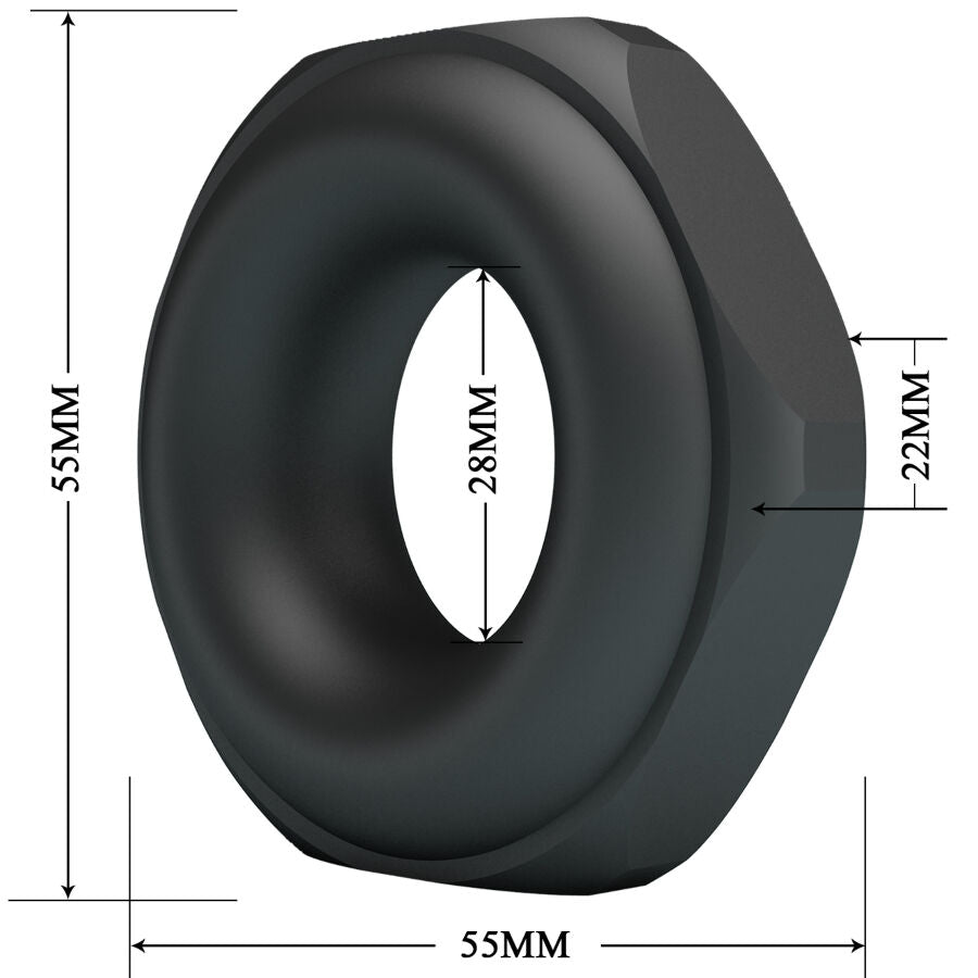 Crazy bull - anello in silicone jarvius modello 14