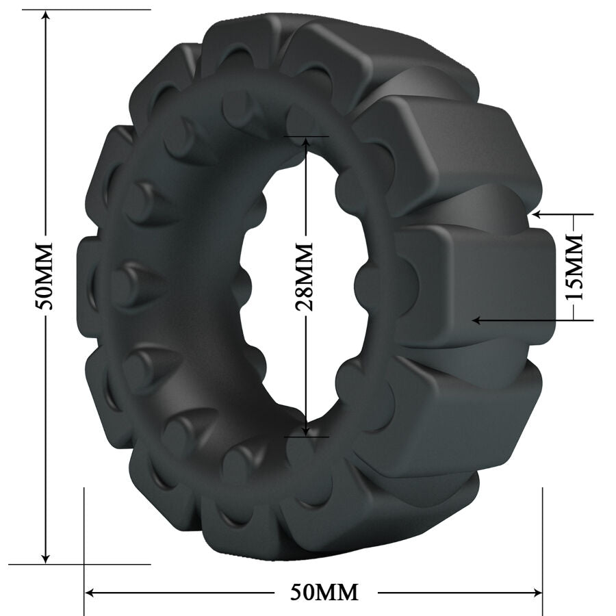 Crazy bull - anello in silicone laiden modello 5
